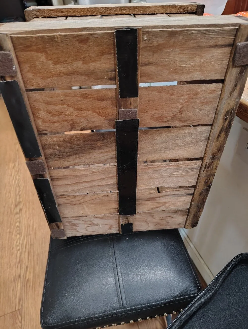 Rustic Vintage Wooden Cranberry Barrel Crate - Brown
